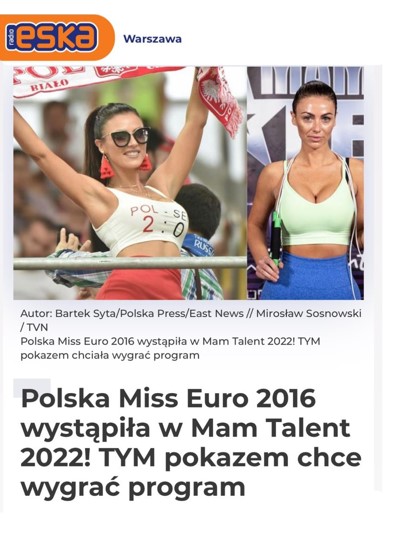 martaskakanka – publikacja Eska o występie w Mam Talent
